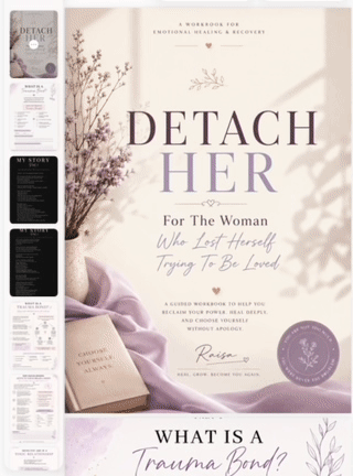 Detach Her For The Woman Who Lost Herself Trying To Be Loved